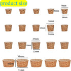 20 Pack 4 Sizes Cork Stoppers  Corks For Wine  Natural Cork Stoppers For Glass B