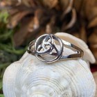 Trinity Knot Ring Irish Scottish Pagan Celtic Gift Ladies Ring 925