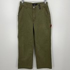 Polo Sport Ralph Lauren Carpenter Pants Boys Size 12 Olive Green Vtg 90s