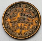 Civil War Token Store Card Linn   Co  Dry Goods Mi-225n-4a Unc Advertising