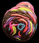 New red Heart Super Saver Yarn neon Stripes worsted 4 Weight 5 Oz 100  Acrylic