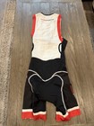 Mens Castelli Rosso Corsa Cycling Kit Triathlon Tri Suit Skinsuit M Red White