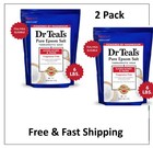 Dr Teal s Pure Epsom Salt Soak  Therapeutic  Fragrance Free  6 Lbs   2 Pack  new
