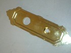 Single Piece Baldwin Door Interior Escutcheon Plate Polished Brass Finish 3 x11 