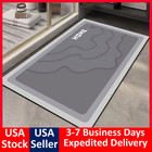 Super Water Absorbent Bath Mat Non-slip Quick Dry Bathroom Shower Rug 24  32 
