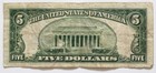 1953 A Series  5 Silver Certificate  Blue Seal Five Dollars  Us Paper Money Circ
