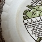 Vintage Royal China Jeanette Apple Pie Large Deep Dish Pie Plate W  Recipe 11   