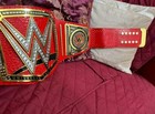 New Wwe Red Universal Championship Belt Adult Size Wrestling Replica Title