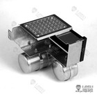 Lesu 1 14 Rc Battery Box Urea Tank Exhaust Tank Set  Fh16  Tractor Truck