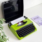 Brother 220 Deluxe Typewriter   1970s   Working   Serviced  Ups 3-day  Green