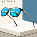 Veithdia Polarized Photochromic Sunglasses Men Aluminium Retro Driving Glasses