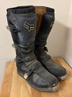 Fox Tracker Black Motocross Racing Boots Mens Size 9 Used 
