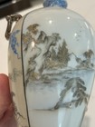 Antique Japanese Satsuma Hand Painted Meiji Period Amphora Vase