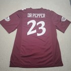Dr Pepper  23 Team Football Style Jersey Shirt Size Xl Promotional Nwt