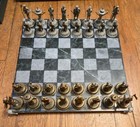 Fort The Collector s Chess Set Marble   Pewter Celebration Of Golf - Mint