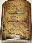 Antique Japanese Gilt Lacquer 5 Piece Inro  Maki-e Edo   Meiji Period No Cord
