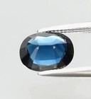      1 16ct Vvs Oval  teal  Greenish Blue Sapphire - Heated  Madagascar Gemstone