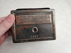 Vintage Kline Bros Easton Pa Advertising Heavy Old Metal Coin Bank