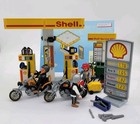 Playmobil  3014 Shell Racing Gas Station Oil Company 90s 98  Complete    3831 