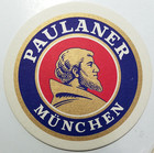 Paulaner Munchen Lot Of 2  Beer Coasters 4  Diameter