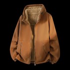 Men s Hooded Fleece Jacket With Fleece Fleece Casual Hoodie