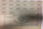 Civil War Confederate  1863 Us Csa  1000 Loan Bond 20 Coupons - C g  Memminger