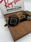 Vintage B l Ray Ban Bausch   Lomb B15 Brown Round Tortuga W2185 Nos