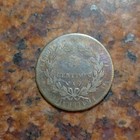 1889 France 5 Centimes Coin -  b8631