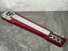 Guyatone Hg-86c Red 6 String Electric Lap Steel Guitar Hawaiian