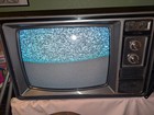 Vintage Zenith Tv Model   Y1908w Tested And Working Wood Grain 80s Crt