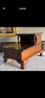 Vtg Ethan Allen Maple Step 2 Tier End Table Mid Century Mcm Retro Drawer 50s 60s