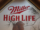 Miller High Life Beer Wildlife Series Mirror Grouse