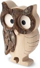 Wooden Owl Figurines Handmade Wood Owl Decor Rustic Owl Statue Owls Lovers Gift