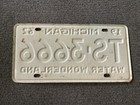 Rare 1962 Michigan 666 Devil License Plate All Original Chevy Ford Dodge Etc