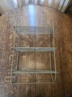 Vintage Mid Century Modern 3 Tier Wire Shelf Gold