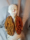Rare Antique Fair Amusement Co  Plaster   Fabric Carnival Doll Early 1900s Pics 