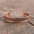 Magnetic Copper Arthritis Pain Relief Bracelet Tree Of Life Therapy Cuff Gift