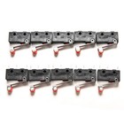 10x Micro Switches Roller Lever Handle Spring 3-pin Ac 125v-250v 5a Pcb Mounted
