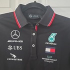 Mercedes-amg Petronas F1 Team Mercedes 2024 Team Polo Sz M Black Tommy Hilfiger