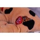 Vintage 1986 Tonka Pound Puppies Plush Dog Brown Black Spots Stuffed Animal