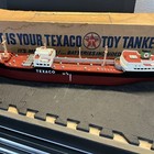 Vintage 1960s Ss Texaco North Dakota Oil Tanker Ship Model Toy Original Box
