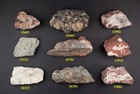 Jhset334 Set Of 9 Australian Fluorescent Minerals