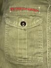 Vintage Olive Green Bsa Boy Scout Long Sleeve Uniform Shirt  V91