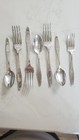  Antique American Silver Co Late 19th Century Silver Plate Spoons   Forks 7 Pcs