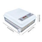 64 Digital Eggs Incubator Egg Hatcher With Temperature Control Automatic Turner 