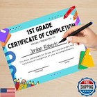 1st Grade Graduation Certificate Of Completion   50 Pk 8 5 X 11    For Elementa