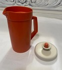 Tupperware Tuppertoys Pitcher Mini Serve It 5  Orange Push Button Lid  1399-4