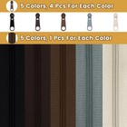 Doitem 3 Mm Nylon Endless Zipper Set With Slider - 14 3  Black Brown Gray