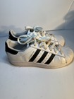 Adidas Superstar Originals Core White Black Low Leather Skateboard Size 4 5