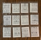 Country Cottage Needleworks Sampler Of The Month Lot January-december Crosstich